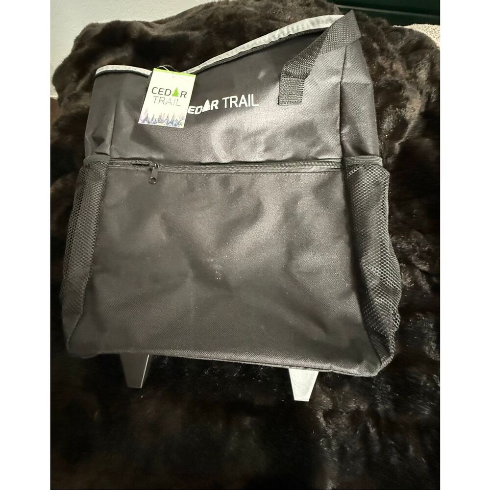 New Cedar Trail 50 Can Rolling Cooler Portable Wheels Collapsible Insulated NWT